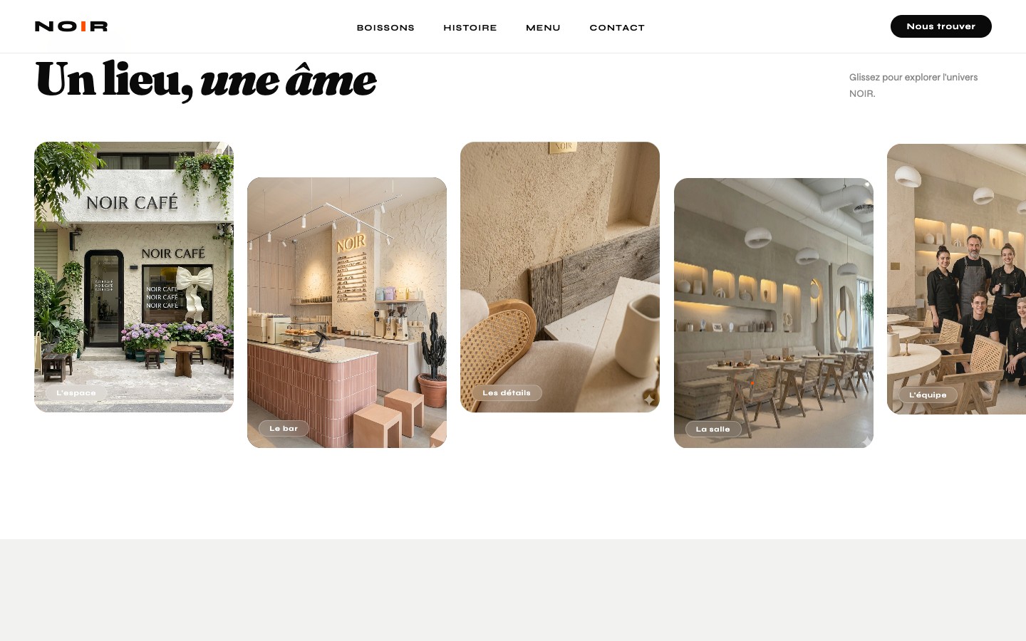 NOIR — Un lieu, une âme